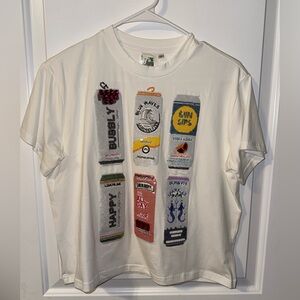 Queen of Sparkles Sequin Seltzer T-shirt size XS